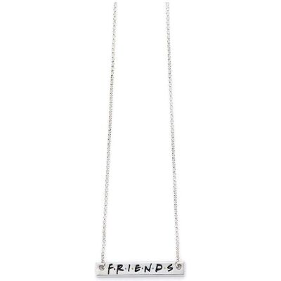 Carat, Halsschmuck, FRIENDS - Collier - F.r.i.e.n.d.s., (Versilberter Zinklegierung) Carat, Halsschmuck, FRIENDS - Collier - F.r.i.e.n.d.s., (Versilberter Zinklegierung)