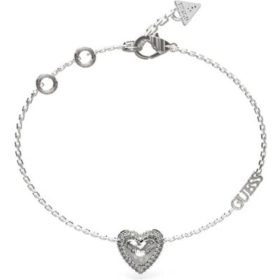 Guess Armschmuck, - Romantic steel bracelet Beloved JUBB05022JWRHS, (14.60 cm, Edelstahl) Guess Armschmuck, - Romantic steel bracelet Beloved JUBB05022JWRHS, (14.60 cm, Edelstahl)