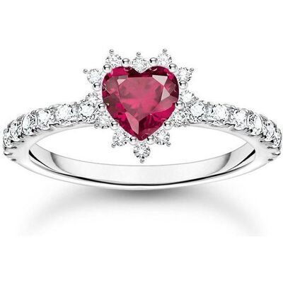 Thomas Sabo, Ring, Herz Ring Romance Silber, (52, 925 Silber) Thomas Sabo, Ring, Herz Ring Romance Silber, (52, 925 Silber)