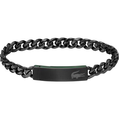 Lacoste, Armschmuck, - Modern menÂ's steel bracelet Baseline 2040082, (Edelstahl) Lacoste, Armschmuck, - Modern menÂ's steel bracelet Baseline 2040082, (Edelstahl)