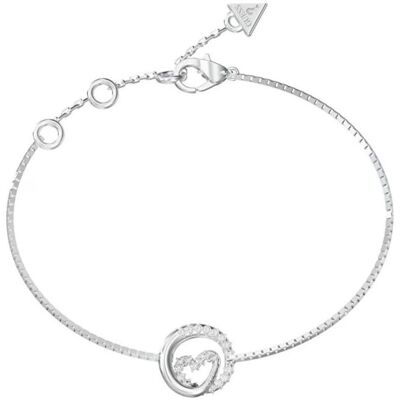 Guess Armschmuck, Damenarmband JUBB05527JWRHL, (Edelstahl) Guess Armschmuck, Damenarmband JUBB05527JWRHL, (Edelstahl)