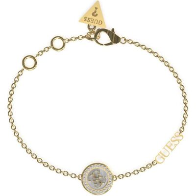 Guess Armschmuck, Beautiful gold-plated Dreaming bracelet JUBB03120JWYGWH - Dimension: L: 17 - 21 cm, (Edelstahl) Guess Armschmuck, Beautiful gold-plated Dreaming bracelet JUBB03120JWYGWH - Dimension: L: 17 - 21 cm, (Edelstahl)
