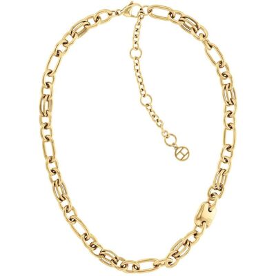 Tommy Hilfiger Halsschmuck, Contrast Link Chain Halskette, (Edelstahl, 45 cm) Tommy Hilfiger Halsschmuck, Contrast Link Chain Halskette, (Edelstahl, 45 cm)