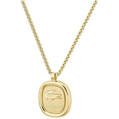 Lacoste, Halsschmuck, - Stylish gold-plated necklace 2040411, (Edelstahl) Lacoste, Halsschmuck, - Stylish gold-plated necklace 2040411, (Edelstahl)