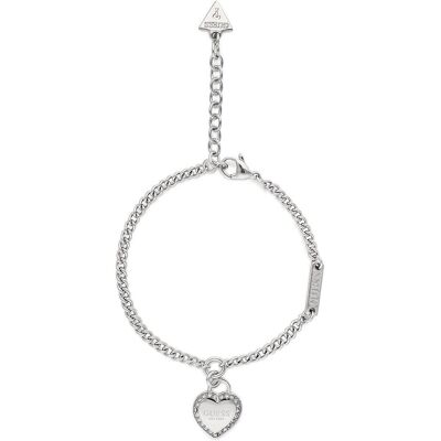 Guess Armschmuck, Fine Heart fashion steel bracelet JUBB01422JWRH - Dimension: 17 - 21 cm - L, (Edelstahl) Guess Armschmuck, Fine Heart fashion steel bracelet JUBB01422JWRH - Dimension: 17 - 21 cm - L, (Edelstahl)