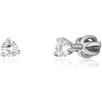 JVD, Ohrringe, Charming Silver Stud Earrings With Zircons JVD, Ohrringe, Charming Silver Stud Earrings With Zircons