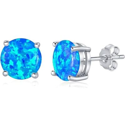 Silvego, Ohrringe, Silver earrings withue synthetic opal JJJEB302004, (Silber 925) Silvego, Ohrringe, Silver earrings withue synthetic opal JJJEB302004, (Silber 925)