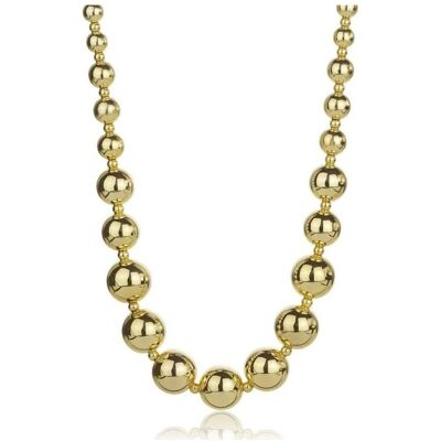Marc Kettenanhänger, Malone - Massive ball necklace Aylin Gold Necklace MCN24006G Marc Kettenanhänger, Malone - Massive ball necklace Aylin Gold Necklace MCN24006G