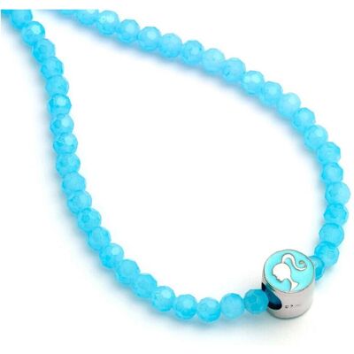 Cinereplicas, Halsschmuck, Blaue Perlen Barbie Halskette und, (Zink) Cinereplicas, Halsschmuck, Blaue Perlen Barbie Halskette und, (Zink)