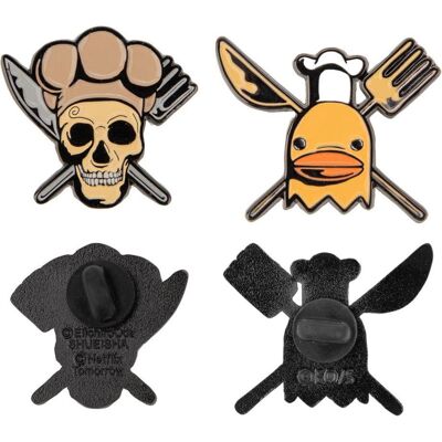 Cinereplicas, Anstecknadel, One Piece Ansteck-Pins 2er-Pack Sanji & Zeff Cinereplicas, Anstecknadel, One Piece Ansteck-Pins 2er-Pack Sanji & Zeff