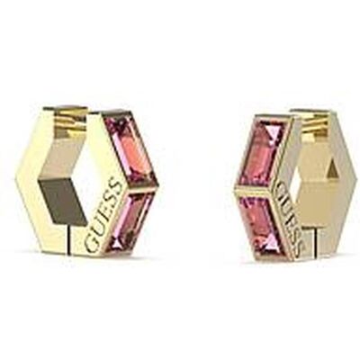 Guess Ohrringe, Huggie Me Timeless Rose Gold Plated Earrings JUBE03133JWYGFCT/U, (Plattierter Stahl) Guess Ohrringe, Huggie Me Timeless Rose Gold Plated Earrings JUBE03133JWYGFCT/U, (Plattierter Stahl)