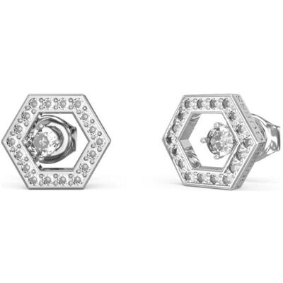 Guess Ohrringe, Charming steel earrings with zircons Tiny Dancer JUBE04651JWRHT/U, (Stahl) Guess Ohrringe, Charming steel earrings with zircons Tiny Dancer JUBE04651JWRHT/U, (Stahl)