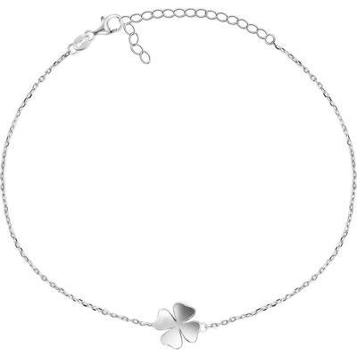 Brilio, Armschmuck, Silver - Timeless silver bracelet Four-leaf clover BRC41W Brilio, Armschmuck, Silver - Timeless silver bracelet Four-leaf clover BRC41W
