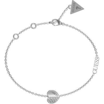 Guess Armschmuck, Lovely JUBB03036JWRH steel bracelet - Dimension: 14.5 - 18.5 cm - S, (14.60 cm, Edelstahl) Guess Armschmuck, Lovely JUBB03036JWRH steel bracelet - Dimension: 14.5 - 18.5 cm - S, (14.60 cm, Edelstahl)