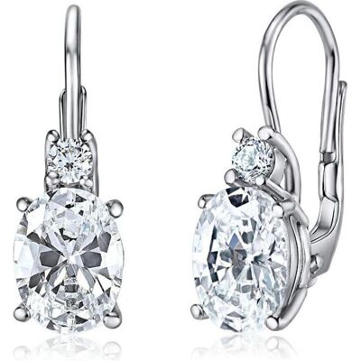 Silvego, Ohrringe, Silver earrings with clear zircons Sierra SILVEGOB31811C, (Silber) Silvego, Ohrringe, Silver earrings with clear zircons Sierra SILVEGOB31811C, (Silber)