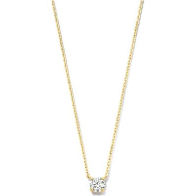Sparkle14, Halsschmuck, Kette Zirkonia 0,8 mm 42 cm - 4 - Gold, (14 Karat Gold, 14k Gold) Sparkle14, Halsschmuck, Kette Zirkonia 0,8 mm 42 cm - 4 - Gold, (14 Karat Gold, 14k Gold)