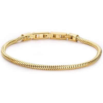 Brosway, Armschmuck, - Riptide BTD026 Minimalist Gold Plated Bracelet for Men, (goldplattiert) Brosway, Armschmuck, - Riptide BTD026 Minimalist Gold Plated Bracelet for Men, (goldplattiert)