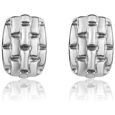 Marc Ohrringe, Malone - Extravagant steel earrings Cassidy Silver Earrings MCE24007S, (Stahl) Marc Ohrringe, Malone - Extravagant steel earrings Cassidy Silver Earrings MCE24007S, (Stahl)