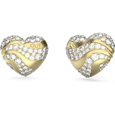 Guess Ohrringe, Sparkling gold-plated earrings with zircons In My Heart JUBE04504JWYGT/U, (Vergoldet) Guess Ohrringe, Sparkling gold-plated earrings with zircons In My Heart JUBE04504JWYGT/U, (Vergoldet)