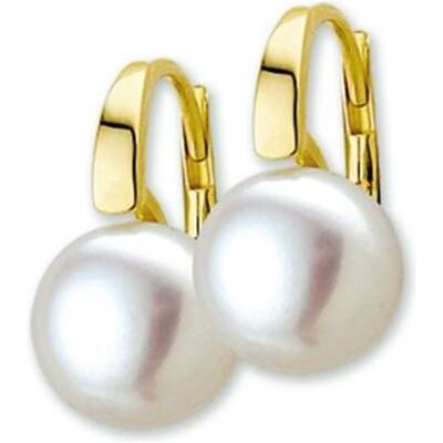 Marie, Ohrringe, Celeste oorhangers parel brisur haak - 8.5 - Goud Marie, Ohrringe, Celeste oorhangers parel brisur haak - 8.5 - Goud
