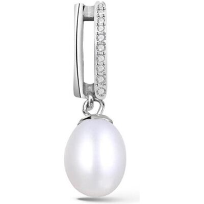 Beneto, Kettenanhänger, Půvabný pÅ™ÃvÄ›sek ze stÅ™Ãbra s perlou AGH674P (L), (Silber) Beneto, Kettenanhänger, Půvabný pÅ™ÃvÄ›sek ze stÅ™Ãbra s perlou AGH674P (L), (Silber)