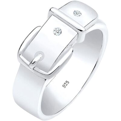 Elli, Ring, Diamonds Womens Ring with Symbol of Diamond 003 ct in 925 Sterling Silver, (58, 925 Silber) Elli, Ring, Diamonds Womens Ring with Symbol of Diamond 003 ct in 925 Sterling Silver, (58, 925 Silber)