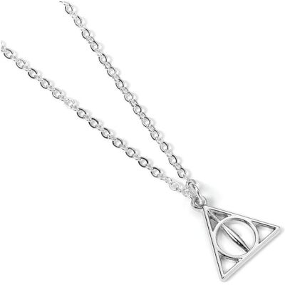 Carat, Halsschmuck, HARRY POTTER - Pendentif et Collier Plaqué Argent - Deathly Hallows, (Zinklegierung, 47 cm) Carat, Halsschmuck, HARRY POTTER - Pendentif et Collier Plaqué Argent - Deathly Hallows, (Zinklegierung, 47 cm)