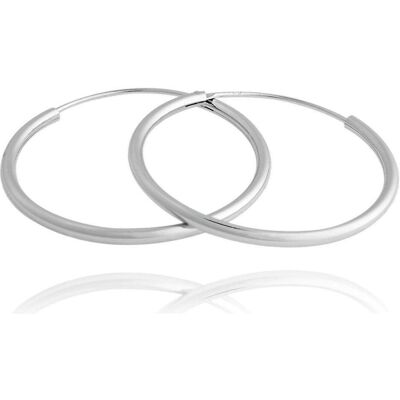 JVD, Ohrringe, Ageless silver round earrings SVLE0208XD500 - Diameter: 2 cm, (Silber) JVD, Ohrringe, Ageless silver round earrings SVLE0208XD500 - Diameter: 2 cm, (Silber)