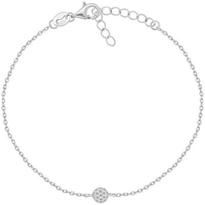 Brilio, Armschmuck, Silver - Suitable silver bracelet with zircons BR38W Brilio, Armschmuck, Silver - Suitable silver bracelet with zircons BR38W