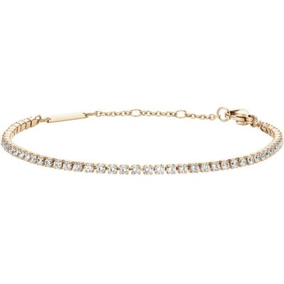 Daniel Wellington, Armschmuck, - Glittering bronze bracelet with crystals Classic Tennis DW00400387, (Edelstahl) Daniel Wellington, Armschmuck, - Glittering bronze bracelet with crystals Classic Tennis DW00400387, (Edelstahl)