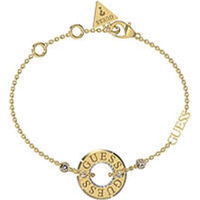 Guess Armschmuck, Armband, (14.60 cm, Edelstahl mit IP-Gold-Beschichtung) Guess Armschmuck, Armband, (14.60 cm, Edelstahl mit IP-Gold-Beschichtung)