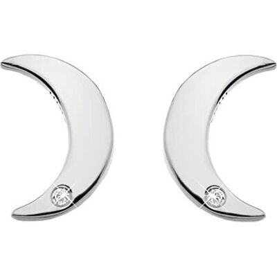 Hot Diamonds, Ohrringe, Diamant Amulett Halbmond Ohrstecker, (Silber 925) Hot Diamonds, Ohrringe, Diamant Amulett Halbmond Ohrstecker, (Silber 925)
