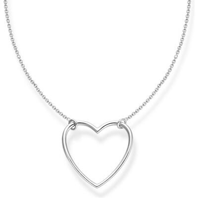 Thomas Sabo, Halsschmuck, Powerful Symbols Herz Halskette, (925er Silber, 40 - 45 cm) Thomas Sabo, Halsschmuck, Powerful Symbols Herz Halskette, (925er Silber, 40 - 45 cm)