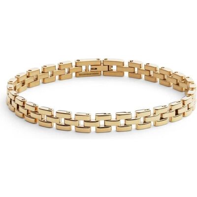 Daniel Wellington, Armschmuck, Fashion bronze bracelet made of steel 3-Link DW004009 - Length: 17.5 cm, (17.50 cm, Edelstahl) Daniel Wellington, Armschmuck, Fashion bronze bracelet made of steel 3-Link DW004009 - Length: 17.5 cm, (17.50 cm, Edelstahl)
