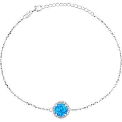 Brilio, Armschmuck, Silver - Charming silver bracelet with synthetic opal BRC126WB Brilio, Armschmuck, Silver - Charming silver bracelet with synthetic opal BRC126WB