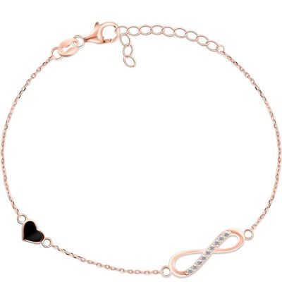 Brilio, Armschmuck, Silver - Beautiful bronze bracelet BRC36R Brilio, Armschmuck, Silver - Beautiful bronze bracelet BRC36R