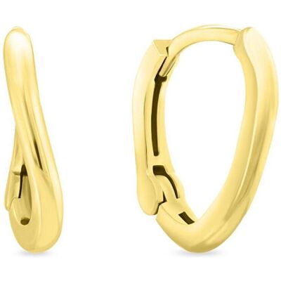 Brilio, Ohrringe, Silver - Minimalist gold-plated earrings EA990Y Brilio, Ohrringe, Silver - Minimalist gold-plated earrings EA990Y