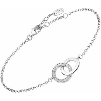 Lotus Armschmuck, Elegant silver bracelet with zircons LP1990-2 / 1, (20 cm, Silber) Lotus Armschmuck, Elegant silver bracelet with zircons LP1990-2 / 1, (20 cm, Silber)