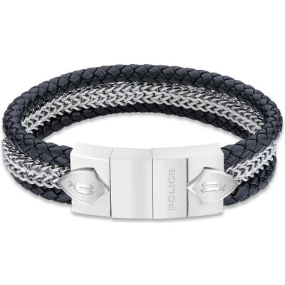 Police, Armschmuck, - Fashion leather bracelet for men Lance PEAGB2119801, (Leder) Police, Armschmuck, - Fashion leather bracelet for men Lance PEAGB2119801, (Leder)