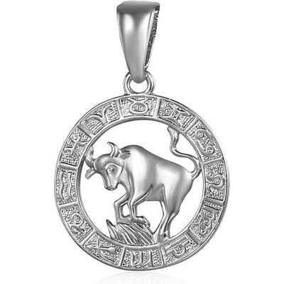 JVD, Kettenanhänger, Silver pendant Bull SVLP0713XH200BY, (Silber) JVD, Kettenanhänger, Silver pendant Bull SVLP0713XH200BY, (Silber)