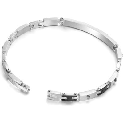 Police, Armschmuck, Bond Von Für Männer, (19 cm, Edelstahl, Leder) Police, Armschmuck, Bond Von Für Männer, (19 cm, Edelstahl, Leder)