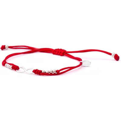 Beneto, Armschmuck, Cord red kabbalah infinity bracelet AGB383 (L) Beneto, Armschmuck, Cord red kabbalah infinity bracelet AGB383 (L)