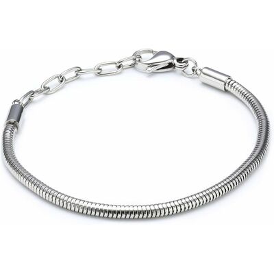 Morellato, Armschmuck, Drops Br. Snake Chain-Woman, (17 cm, Stainless Steel) Morellato, Armschmuck, Drops Br. Snake Chain-Woman, (17 cm, Stainless Steel)