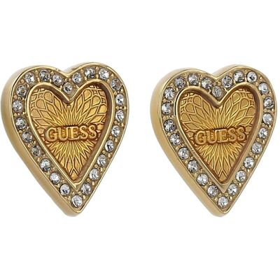 Guess Ohrringe, Beautiful gold-plated Love Me Tender earrings JUBE03237JWYGT/U, (Chirurgenstahl) Guess Ohrringe, Beautiful gold-plated Love Me Tender earrings JUBE03237JWYGT/U, (Chirurgenstahl)