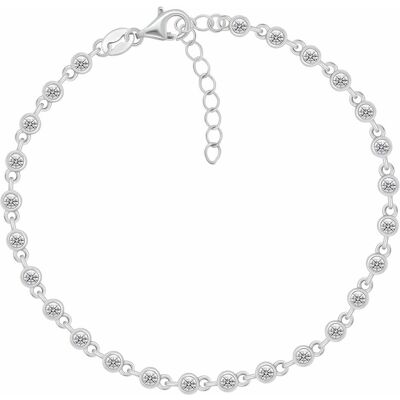 Brilio, Armschmuck, Silver - Glittering silver bracelet with zircons BRC16W, (Silber, Zirkonia) Brilio, Armschmuck, Silver - Glittering silver bracelet with zircons BRC16W, (Silber, Zirkonia)