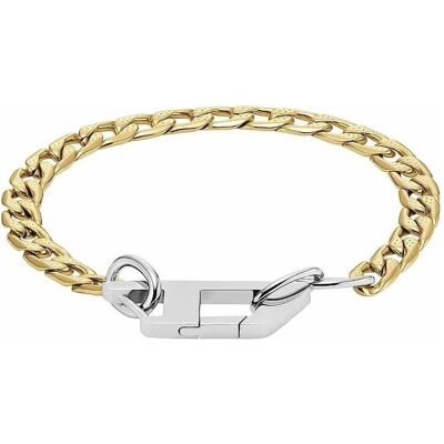 Diesel Armschmuck, D Logo, (22 cm, Stainless Steel) Diesel Armschmuck, D Logo, (22 cm, Stainless Steel)