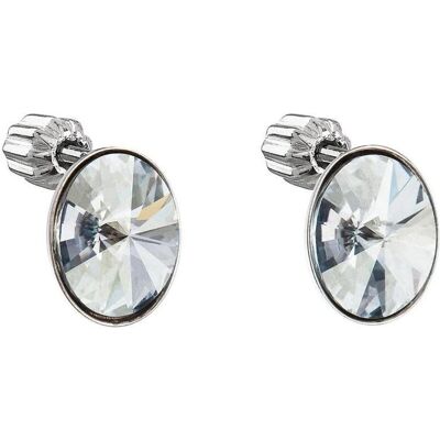 Evolution Group, Ohrringe, - Silver earrings with Swarovski crystals 31274.5ue Shadow, (Silber) Evolution Group, Ohrringe, - Silver earrings with Swarovski crystals 31274.5ue Shadow, (Silber)