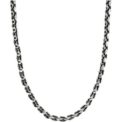 Albert M., Halsschmuck, Gemengd analoog kwartshorloge mit armband, (925er Silber) Albert M., Halsschmuck, Gemengd analoog kwartshorloge mit armband, (925er Silber)