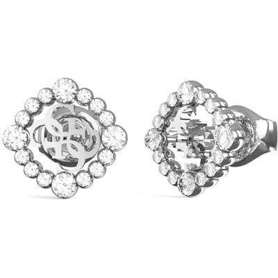 Guess Ohrringe, - Shiny steel earrings with zircons Tiny Dancer JUBE04645JWRHT/U, (Stahl) Guess Ohrringe, - Shiny steel earrings with zircons Tiny Dancer JUBE04645JWRHT/U, (Stahl)