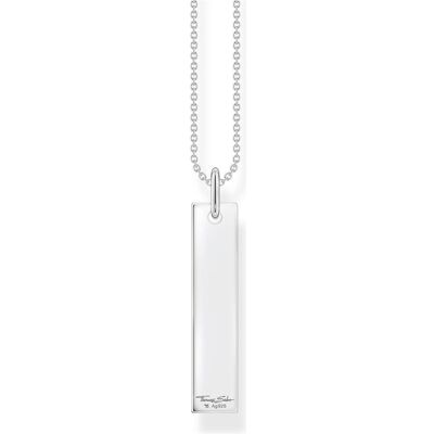 Thomas Sabo, Halsschmuck, Tag Halskette Silber, (925 Silber, 925 Sterlingsilber) Thomas Sabo, Halsschmuck, Tag Halskette Silber, (925 Silber, 925 Sterlingsilber)